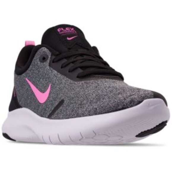 NWT Nike Flex Experience Run Womens 10.5 Wide Black Pink Road Running Shoes - Picture 10 of 15